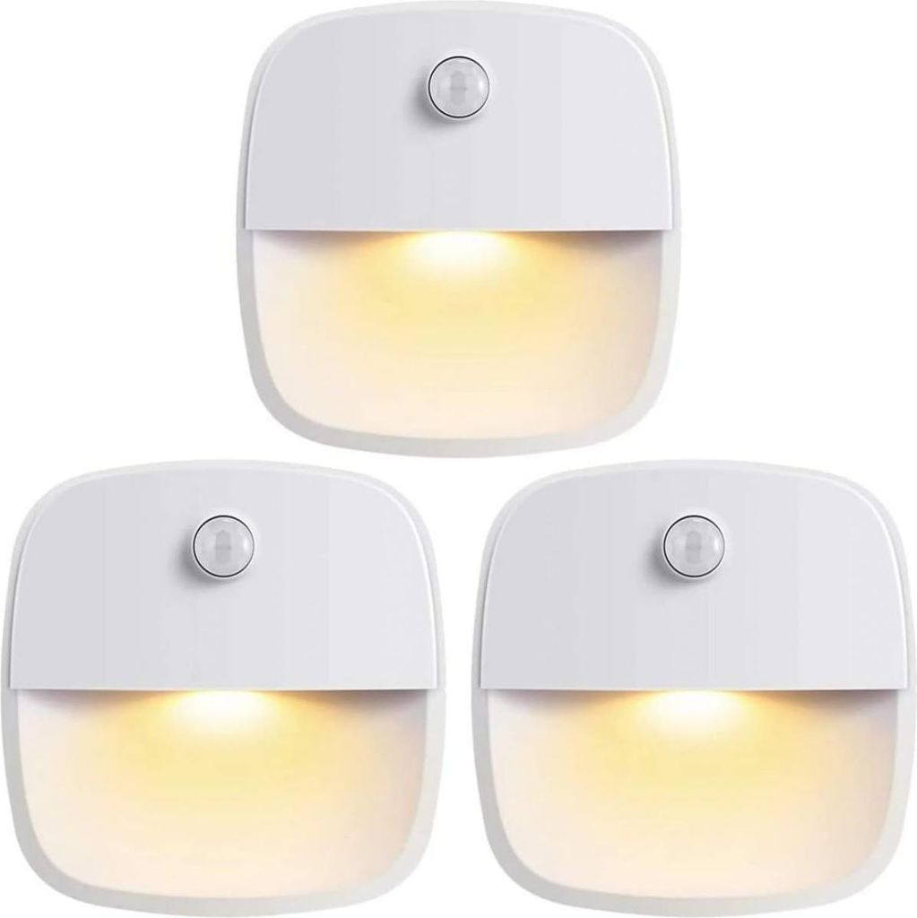 Bewegungsmelder Nachtlicht 3er Pack, Kabellose LED Produktbild 
