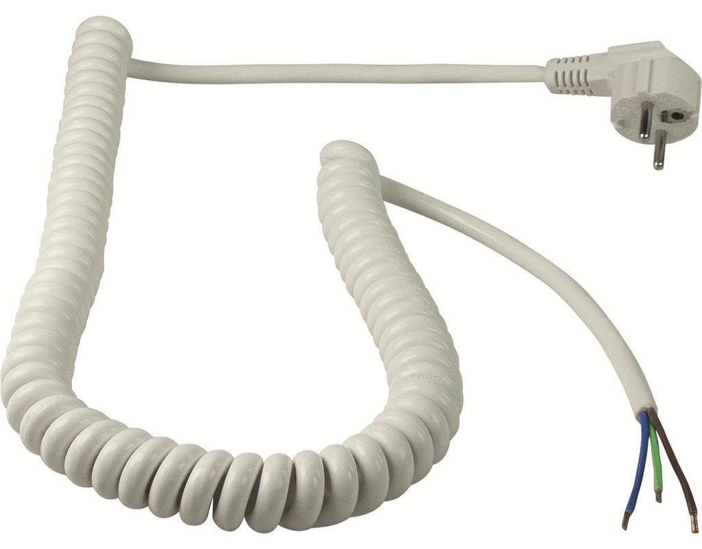 AS SCHWABE Câble de raccordement spiralé, 4 m, 3x1,5 mm², Image du produit 