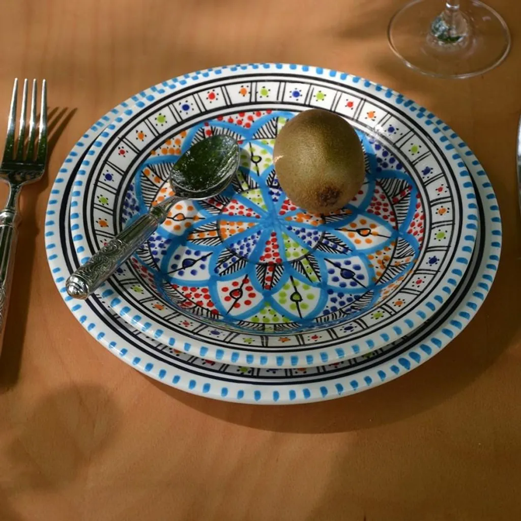 Set 6 Piatti Bakir Royal Yodeco 24 cm - Eccellenza Artigianale a Tavola