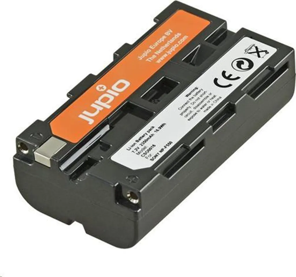 Migliore Batteria NP-F550 Jupio Sony Compatibile 2350mAh | Garanzia 3 Anni