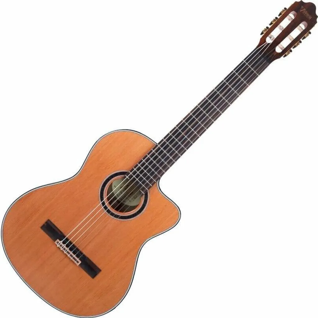 Valencia VC774TCE Guitare 4/4 avec Pan Coupé et Préampli Intégré Pro