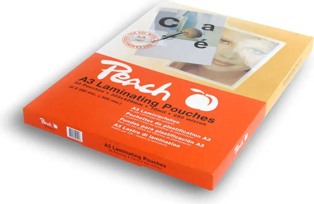 Offerta 50 Fogli Plastificatrice A3 250 Micron Opachi - Super Rigidi