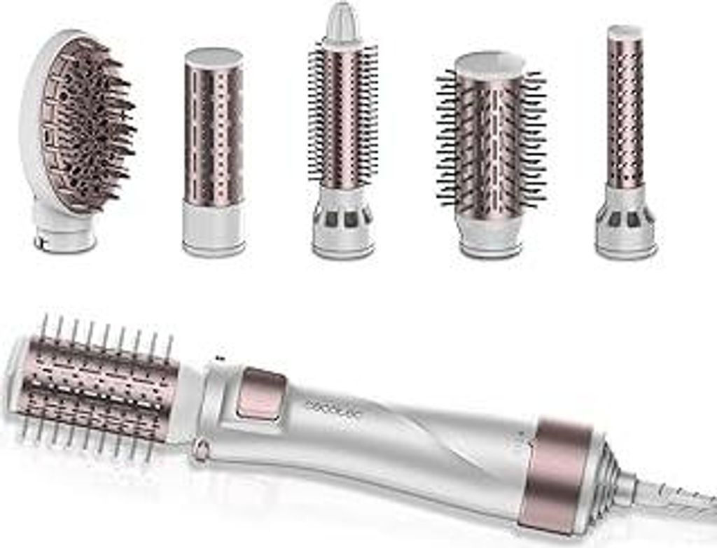Cecotec Heißluftbürste Bamba CeramicCare 5in1 Pro, 1000W, Keramik, Ionentechnologie, 3 Temperatureinstellungen und 2 Geschwindigkeiten, Kaltluftf...