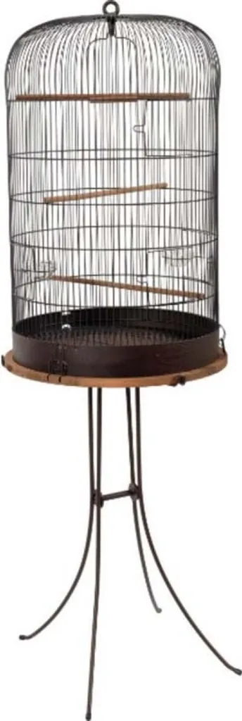Support de Cage à Oiseaux Zolux Standard Retro pour Modèle Marthe Noir