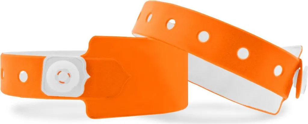 Braccialetti Arancioni Impermeabili CombiCraft 100 pz - Vinile 26mm