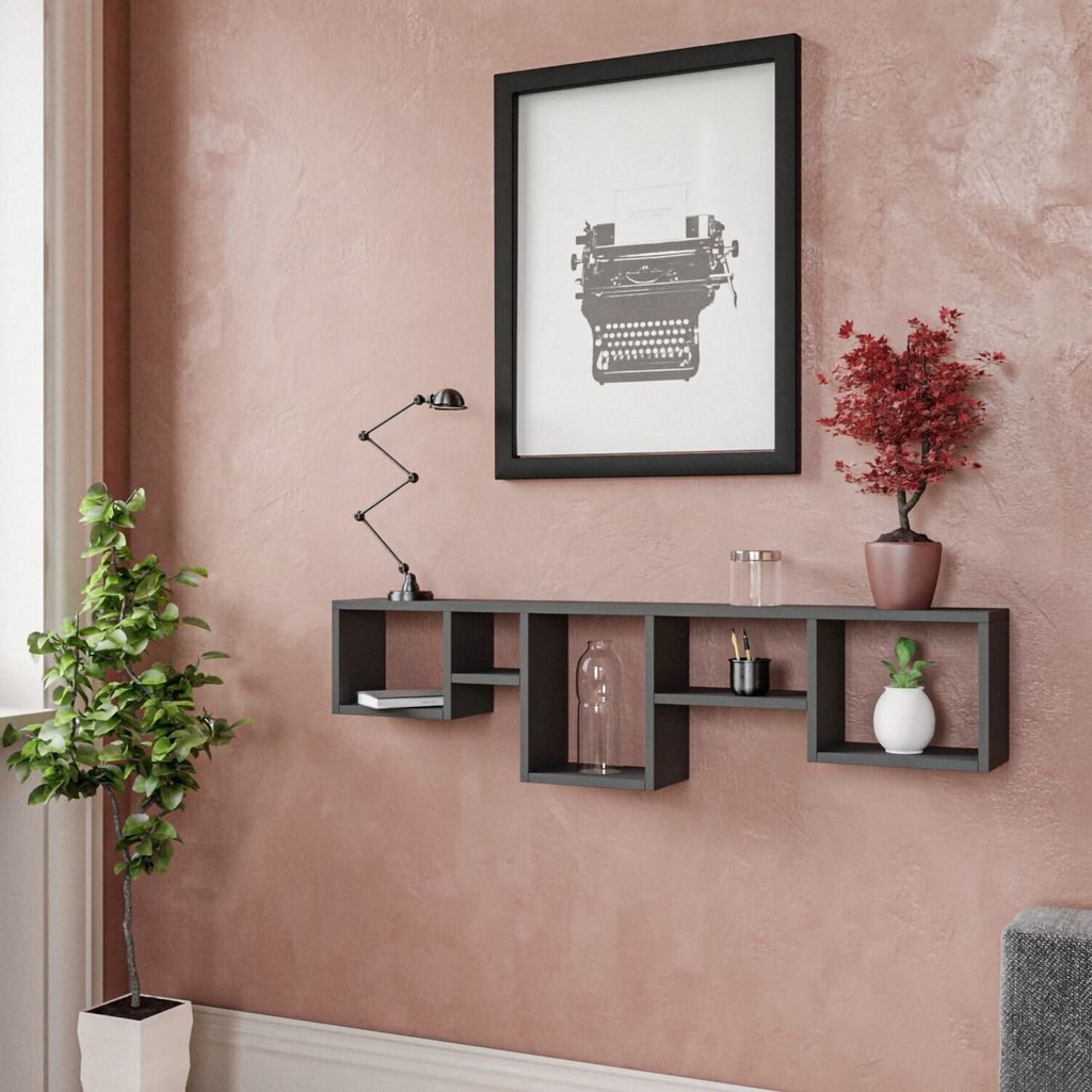 Skye Decor, Amanos - Anthracite, Wandregale, Anthrazit, 120 Produktbild 