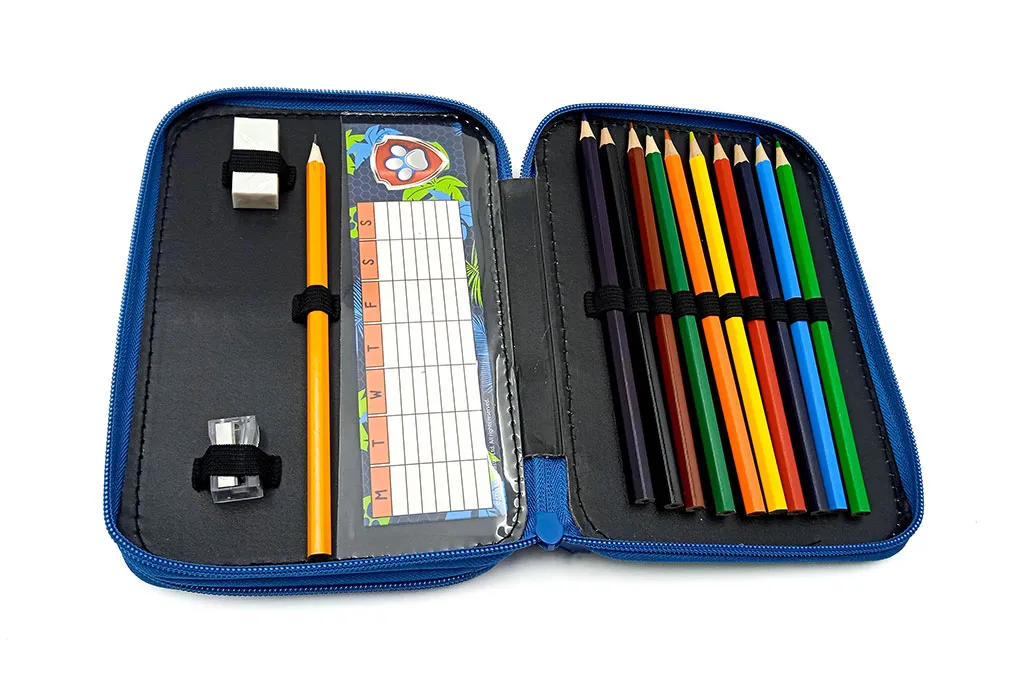 Astuccio Paw Patrol 2 Zip Pieno | Regalo Scuola Originale per Bambini - 5