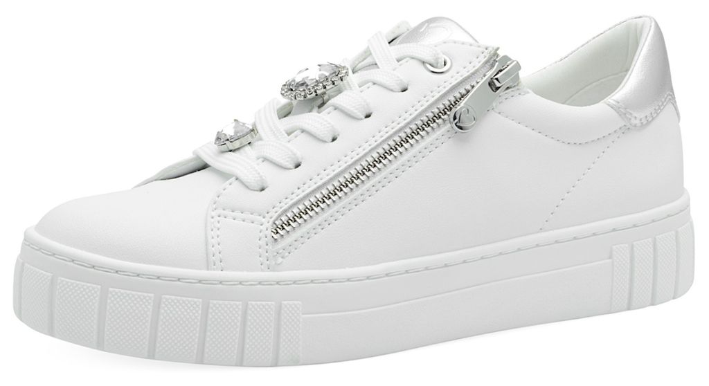 Marco Tozzi Damen Low Sneaker Low Top 2-23702-44 Weiß