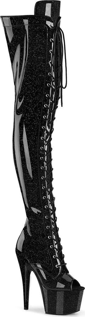 ADORE-3021GP Damen Boots von Pleaser, Schwarz , EU 38, US 8