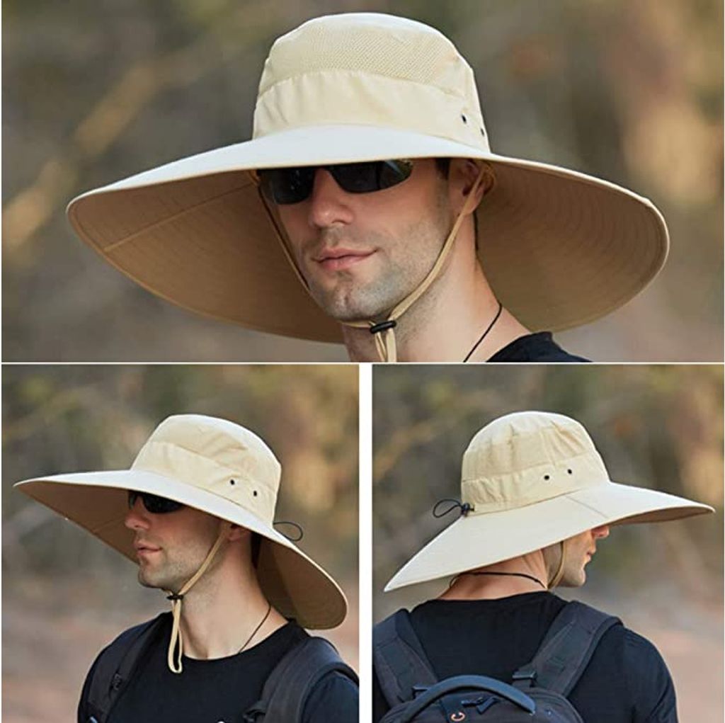 Herren Sonnenhut UV-Schutz Jagdhut Produktbild 5