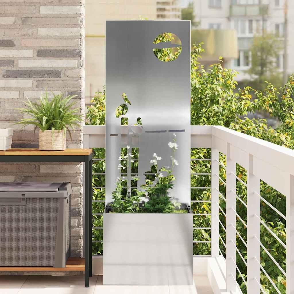 Maison Exclusive - Garten Sichtschutz-Leinwand Silber 50 x 32 x 150 cm