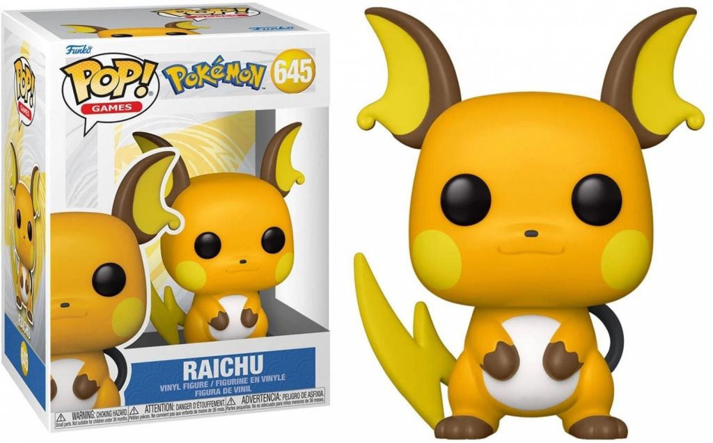 Pokemon POP! Games Vinyl Figur Raichu (EMEA) 9 cm Produktbild 8