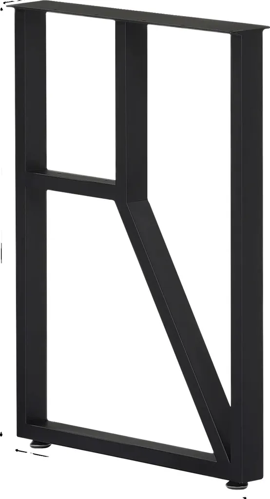 Pieds de meuble noirs au design moderne avec haute capacité de charge