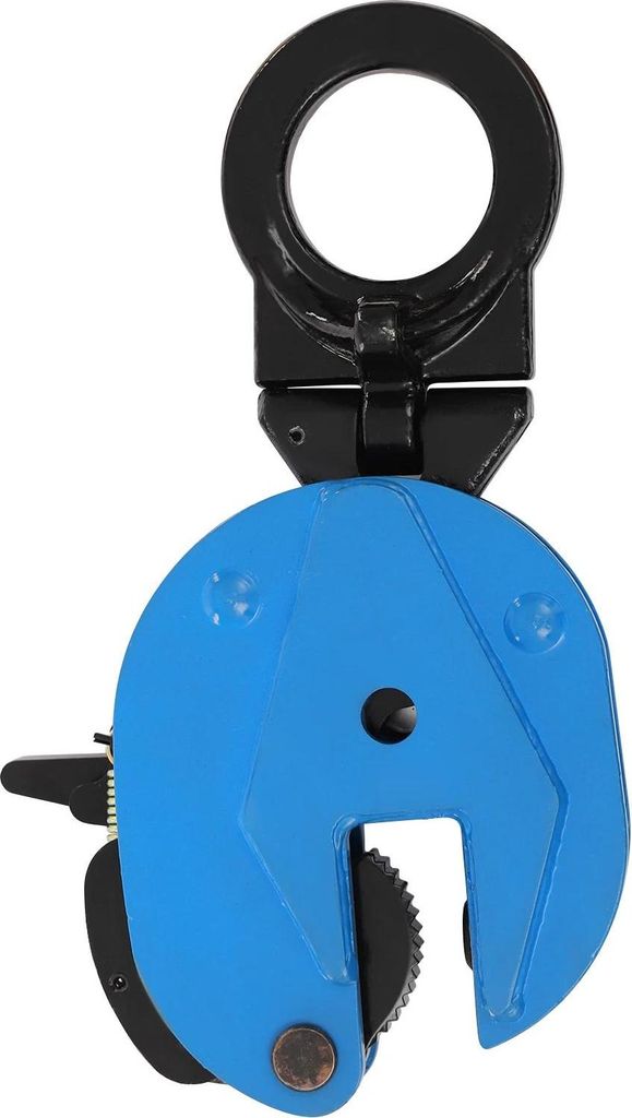 Blechhebeklemme - Klemme für Stahlbleche - 2 t Tragfähigkeit - Spannbereich 0–25 mm - Schwerlast-Ausführung - Blau