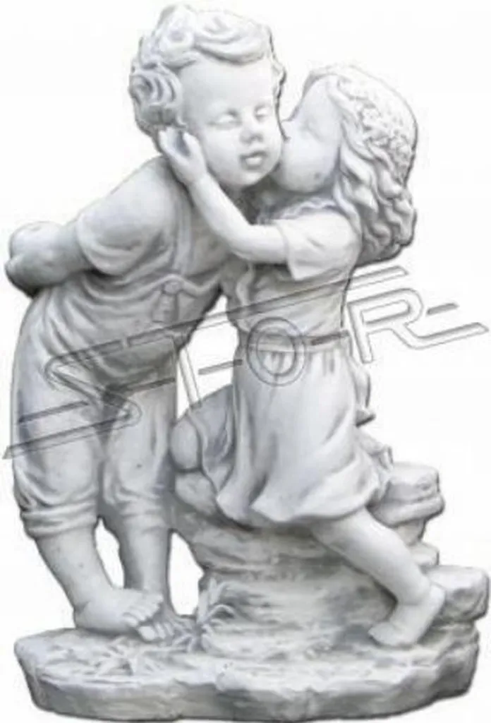 Sculpture Enfant pour Décoration Jardin - Figure Artistique Extérieure