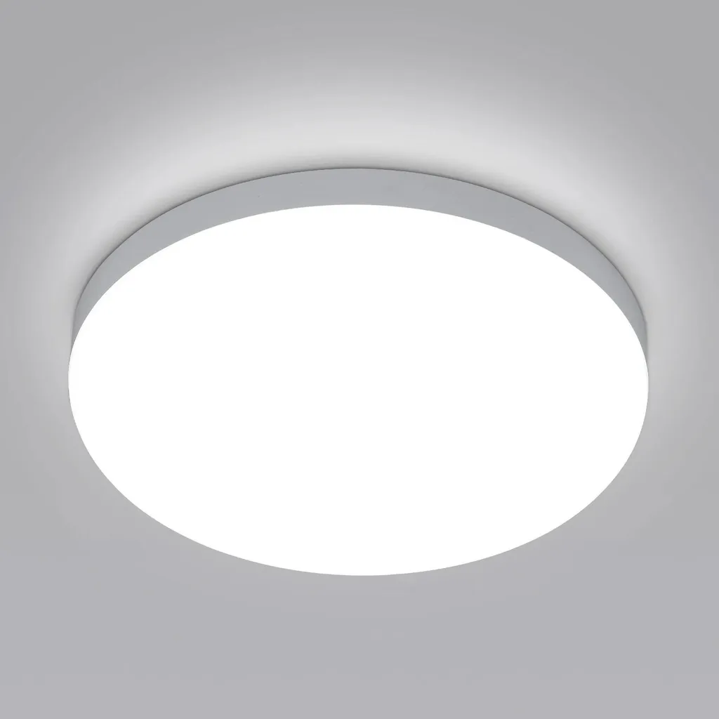Éclairage LED de Salle de Bain et Cellier 32W Blanc Froid Rond Anti-Buée