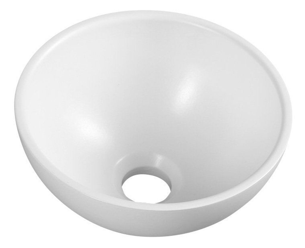 Sapho MINOR Waschbecken zum Aufsetzen, Gussmarmor, Durch. Produktbild 