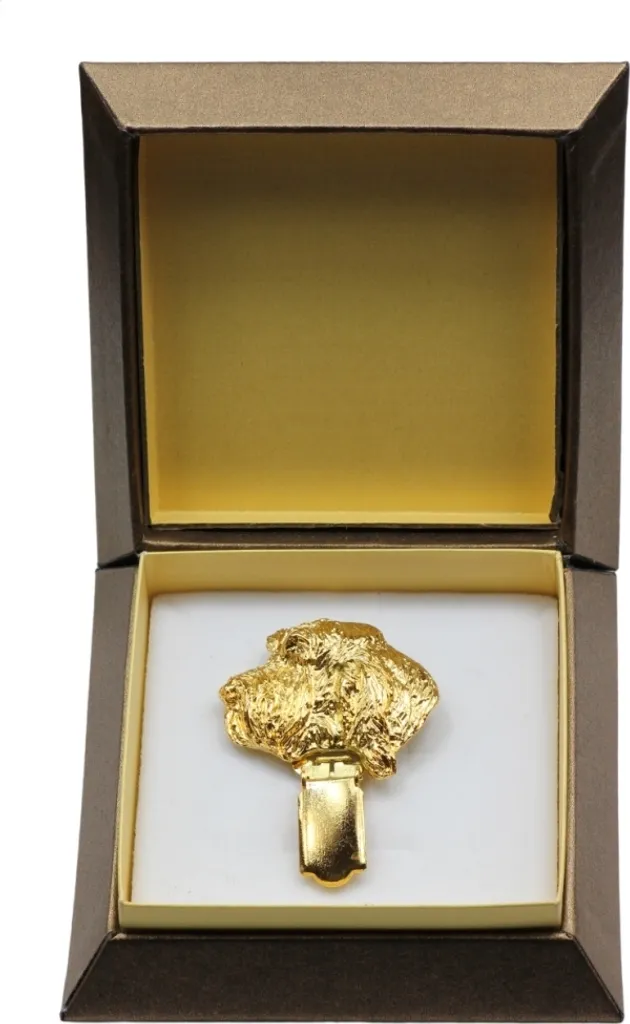 Clip Porta Numero Oro Grand Griffon Vendéen - Art-Dog Luxury
