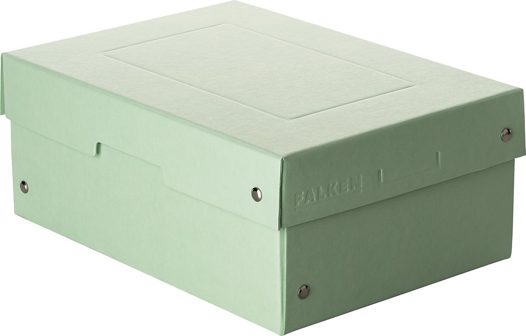 Aufbewahrungsbox Pastelgrün, A5, 25 x 18 x 10 cm, mit Produktbild 