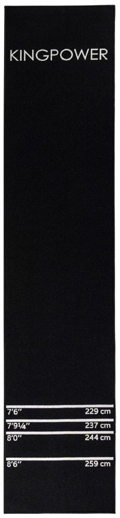 Tapis Paillet  Fléchettes Tournoi Fléchettes Noir 290x60 cm Image du produit 