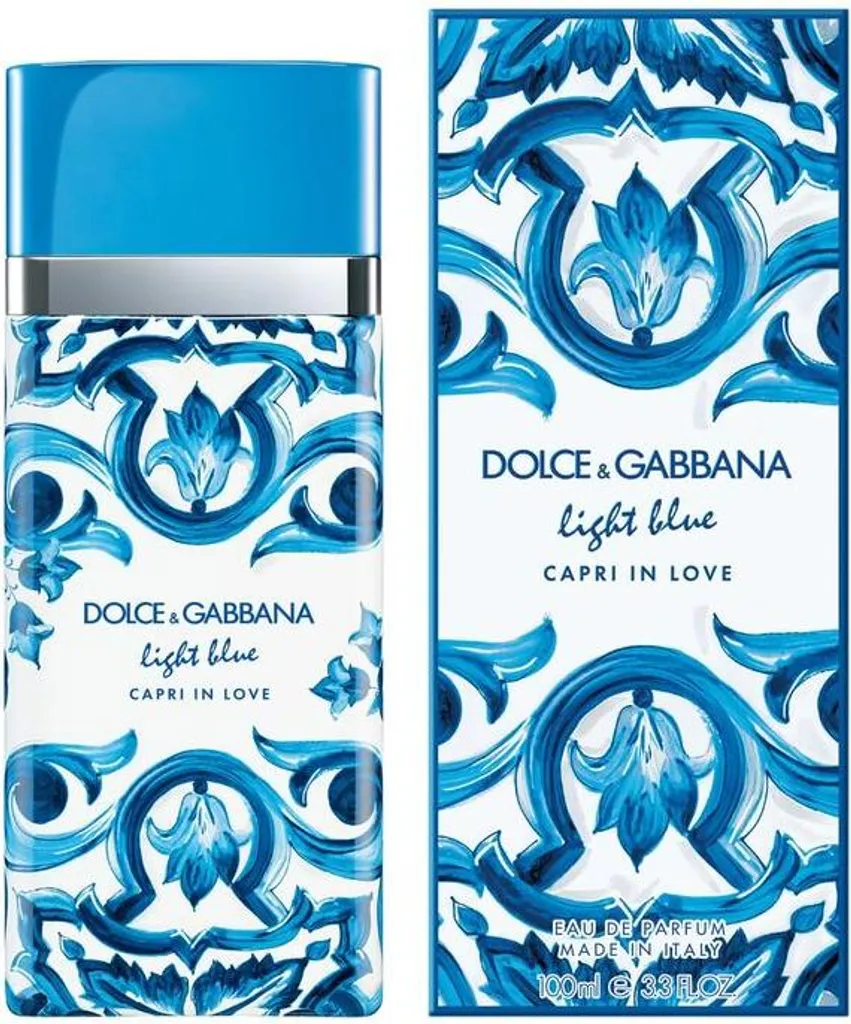 Eau de Parfum pour Femme Light Blue Capri In Love D&G Flacon de 100ml