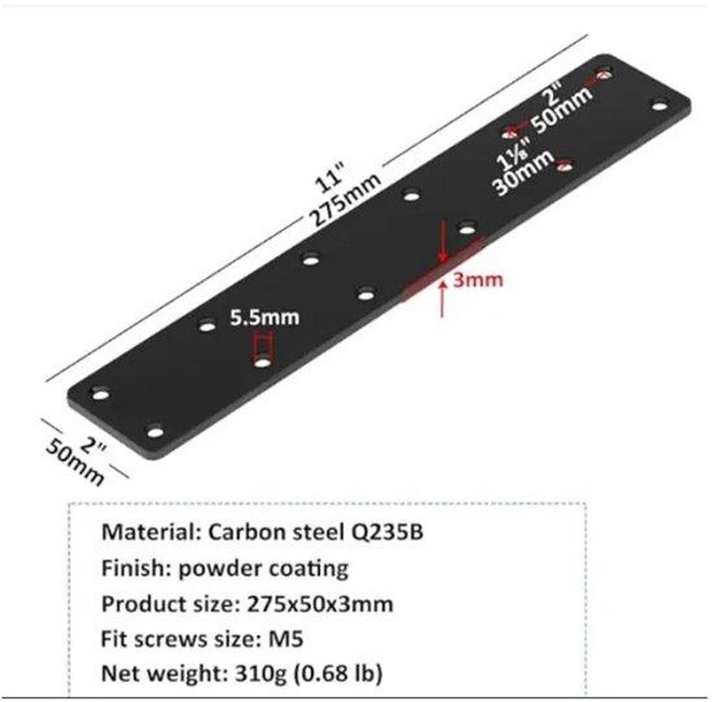 Metallischer Balkenhalter für Holzbetten, 3-teilig, Stil 3