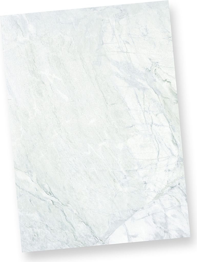 Briefpapier marmoriert grau-blau (50 Stück) Beidseitiges Strukturpapier Granit Marmor, DIN A4, auch als Flyer verwendbar