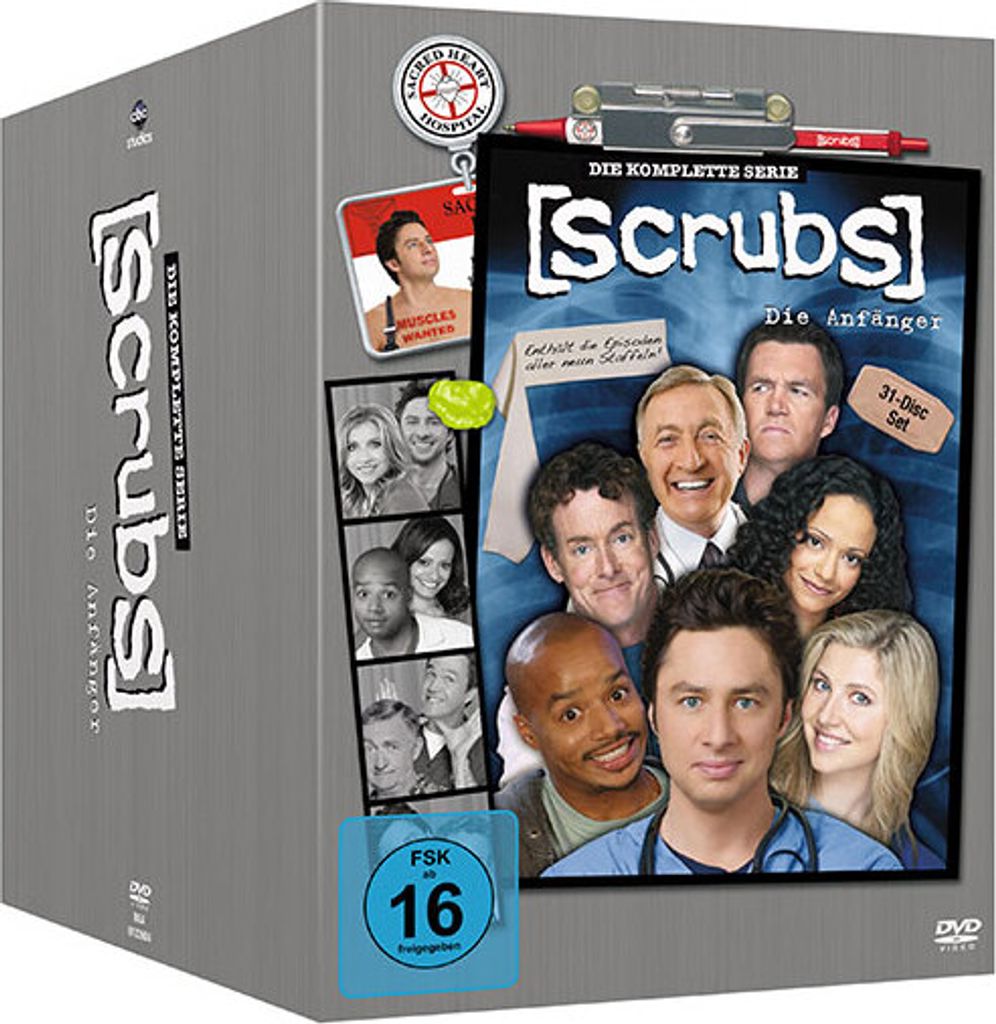 Scrubs: Die Anfänger - Staffel 1 - 9 DVD-Box Produktbild 