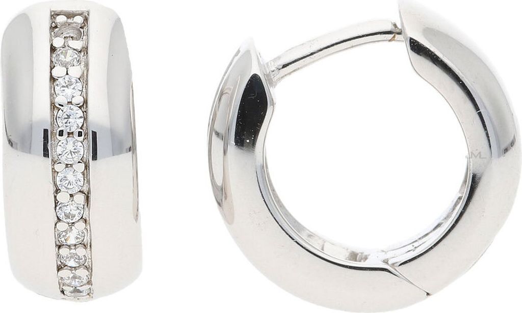 Creolen Silber 925 Zirkonia JL10-06-2708 JuwelmaLux