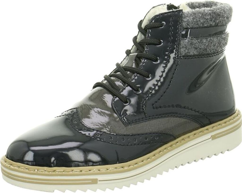 Damen Stiefelette 36 37 38 39 40 41 Rieker Y5513-14 Lack marine