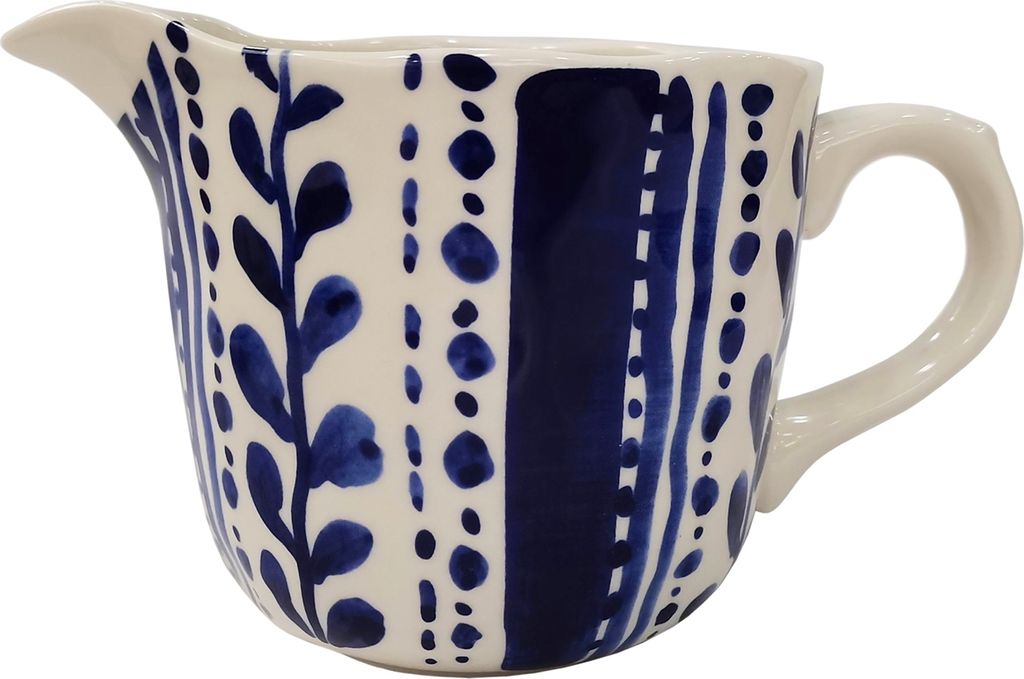 Krug 0,8 Liter Keramik gemustert neuetischkultur