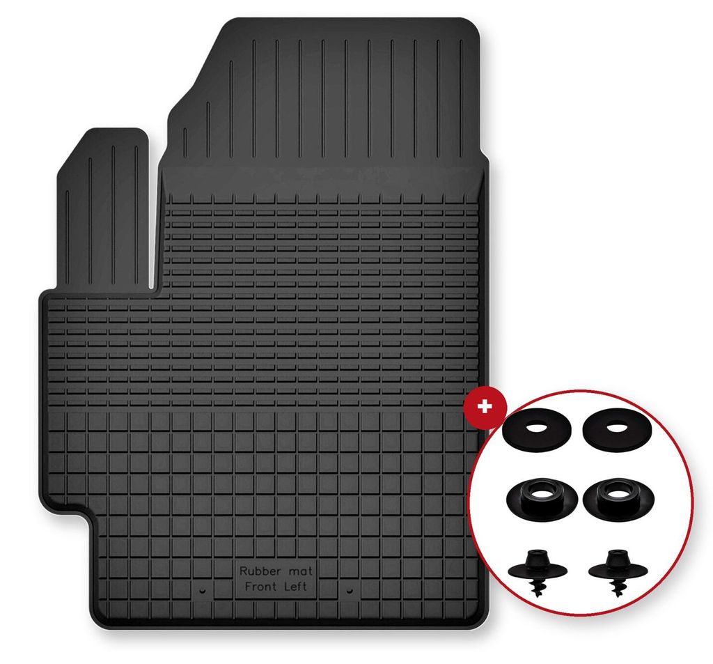 Fahrermatte Gummi für Toyota Yaris IV Hybrid 2020- Produktbild 