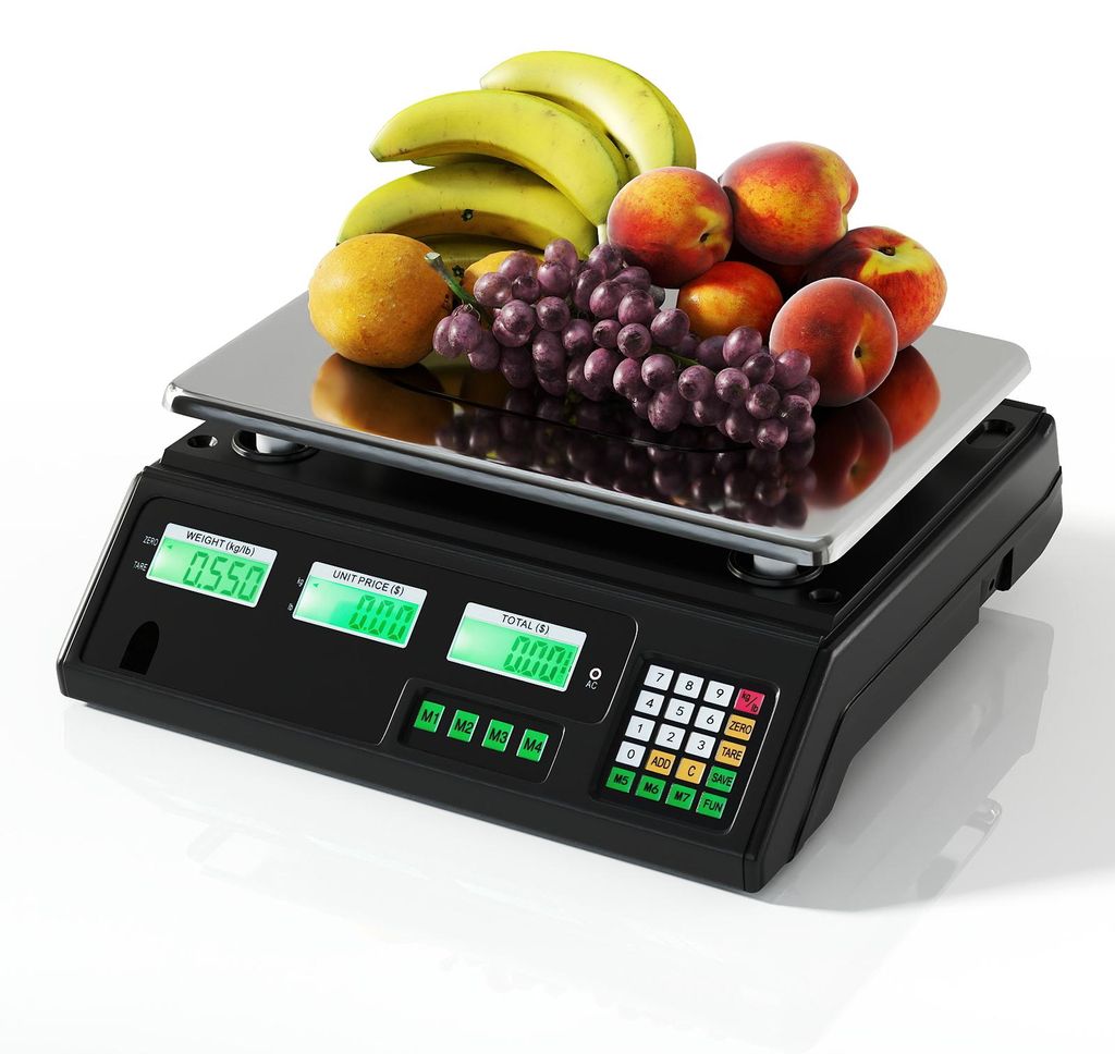 COSTWAY Digitale weegschaal voor laden, 40 kg / 5 g Productafbeelding 