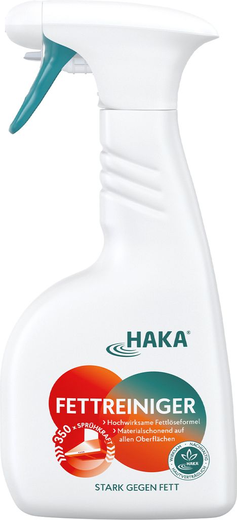 HAKA Fettreiniger 500ml Küchenreiniger Spray, stark gegen Fett & Schmutz