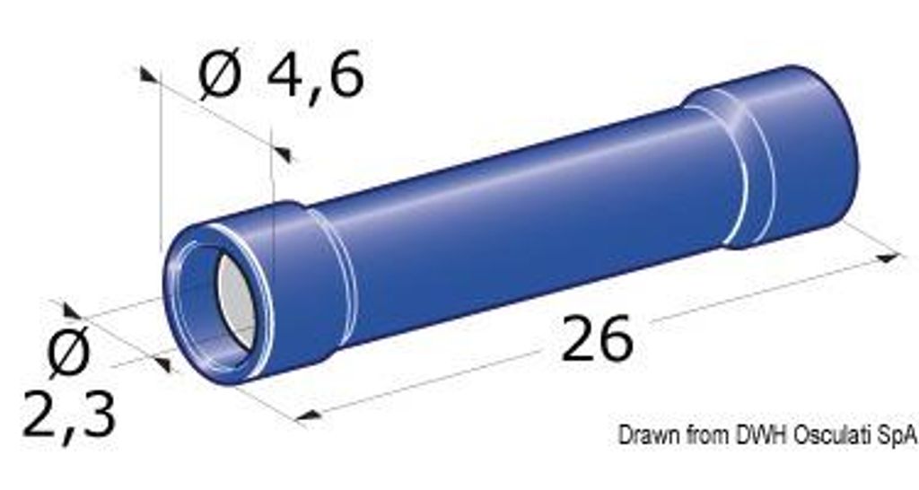 Wtyczka + Verbinder weiblich 2,5-6 mm² Osculati 14.186.83