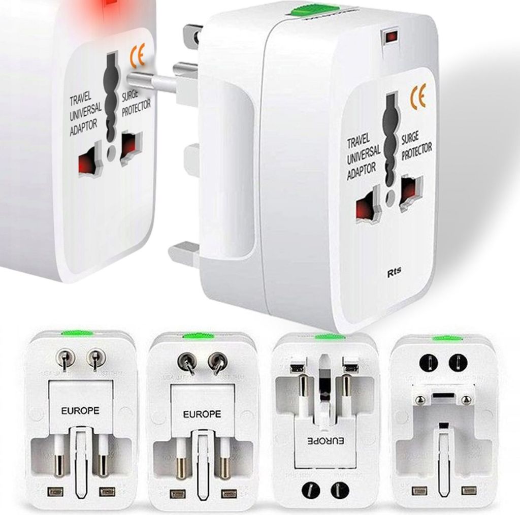 Uniwersalny Adapter Przejściówka Usa Uk Eu Cały Świat Zdjęcie produktu 