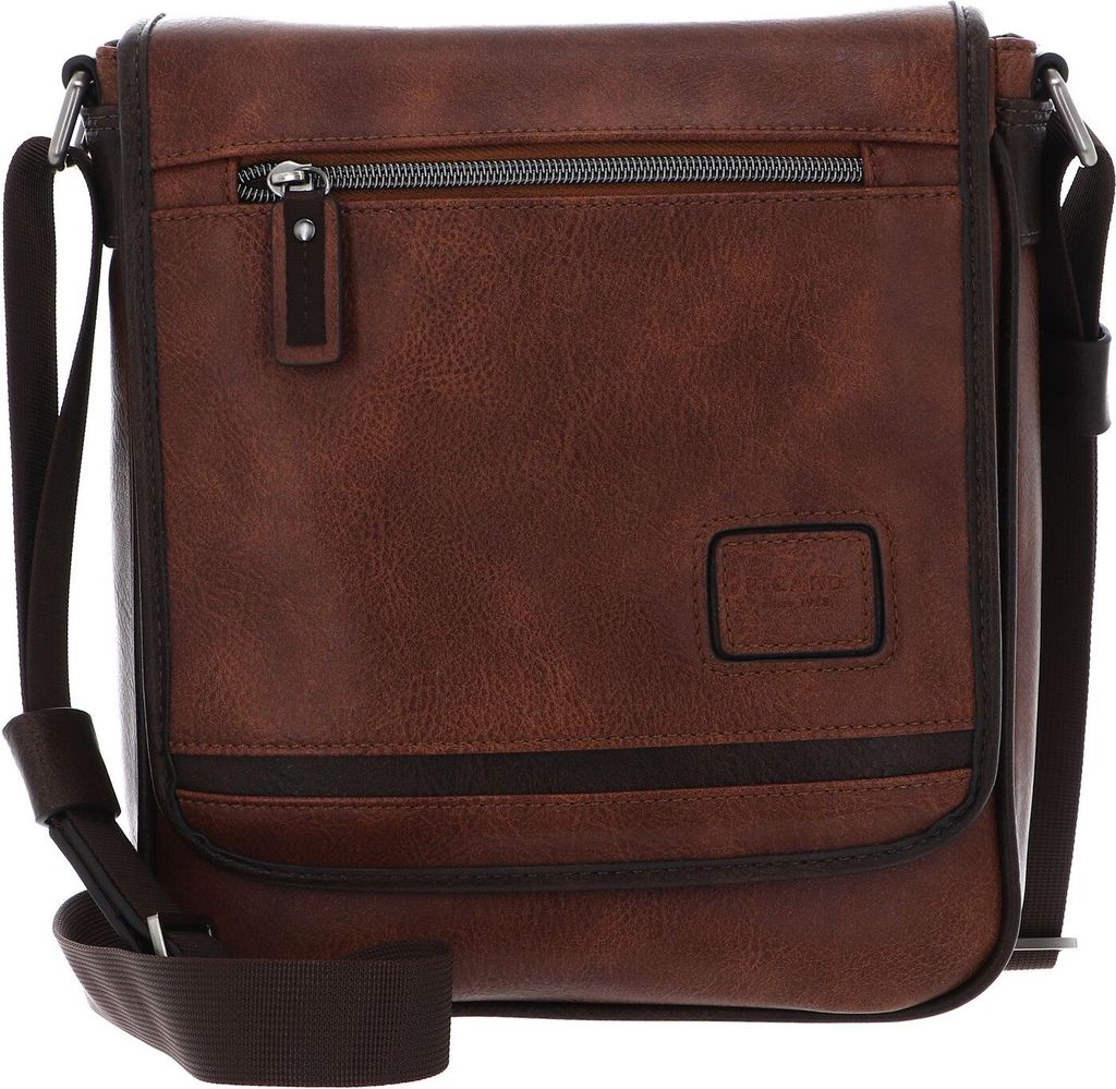 PICARD Umhängetasche Schultertasche Breakers Business Cross Bag Whisky - Kom hellbraun