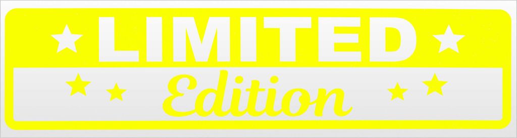 Kiwistar Limited Edition Magnetschild Schild magnetisch - 60cm Neongelb - Magnetfolie für Auto PKW Kfz