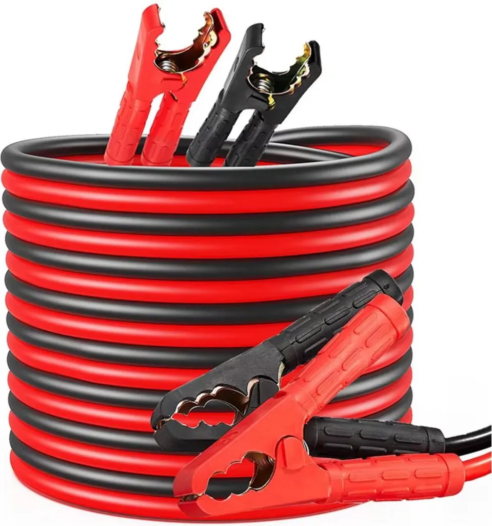 Cavi Batteria Emergenza 1000A 4 Metri Heavy Duty per Mezzi Pesanti