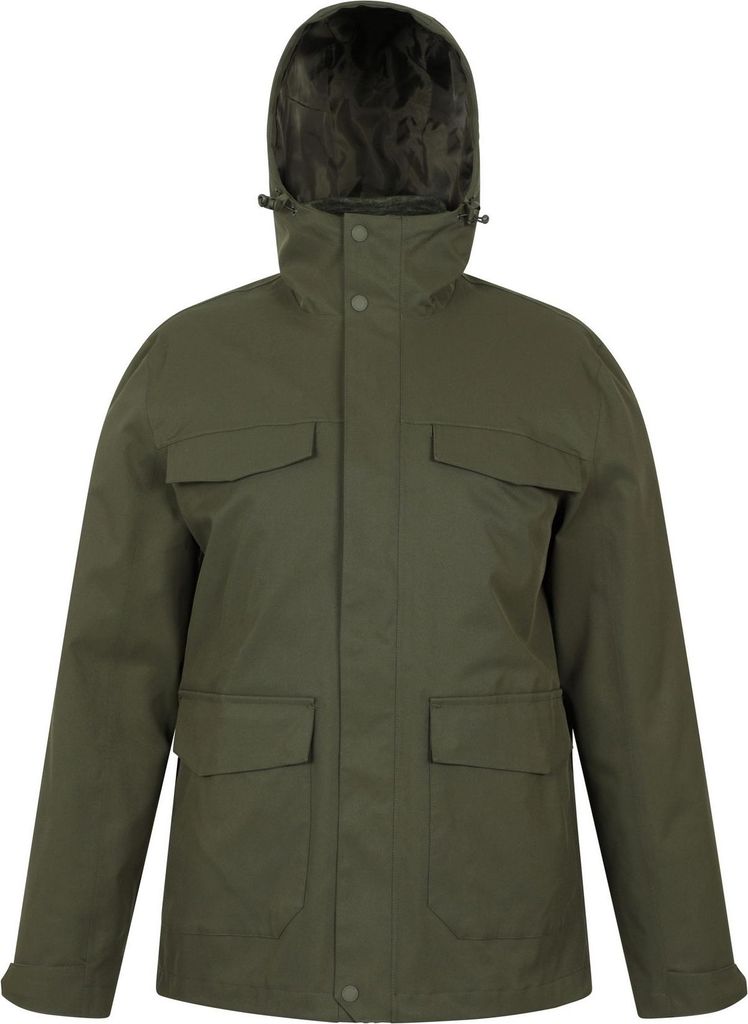 Mountain Warehouse - "Rushes" Jacke, wasserfest für Herren MW4812 (XS) (Khakigrün)
