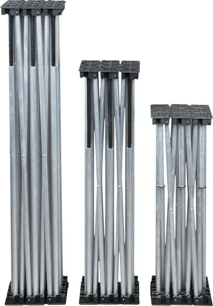 Pieds pour scène mobile 1x1m Showgear Mammouth 40 cm montage facile
