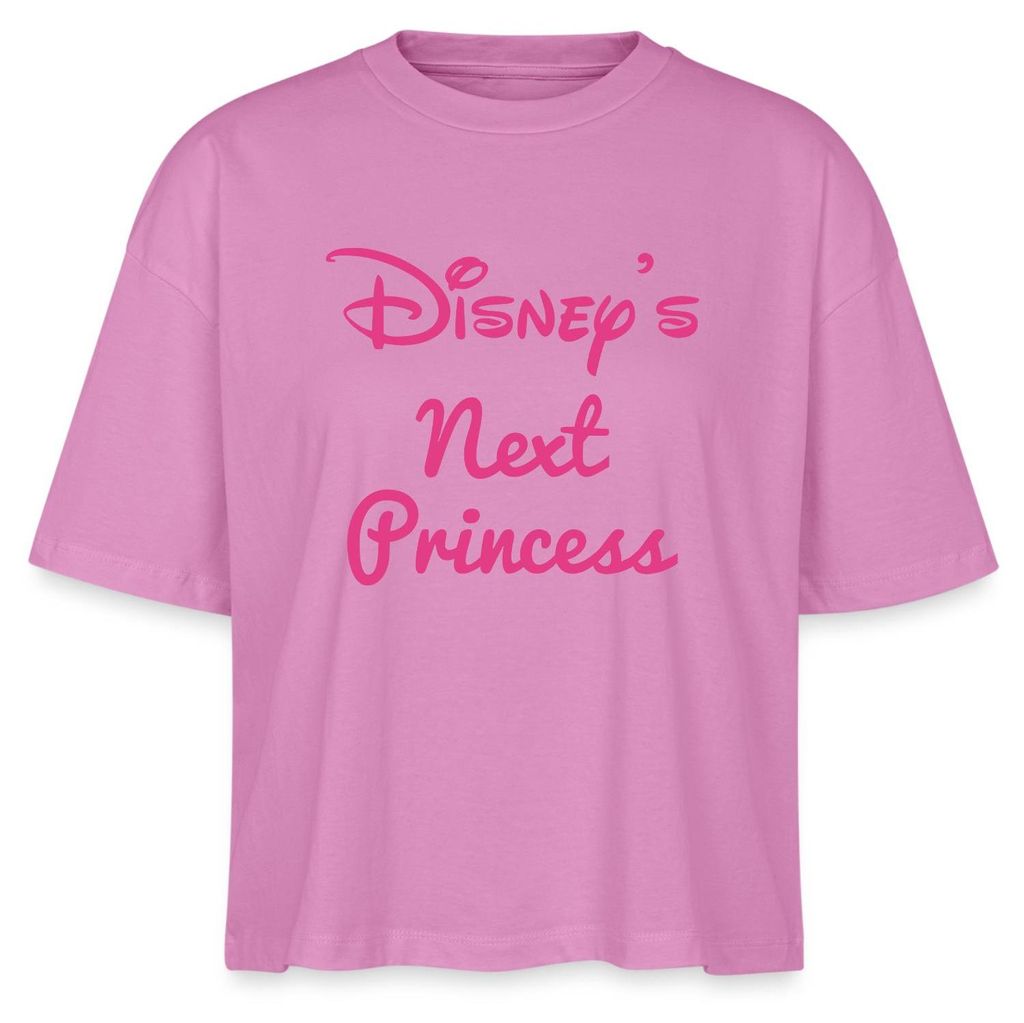 Disney Prinzessinen Disneys Next Princess Boxy Shirt Damen, XL, Pink