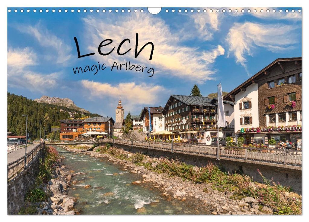 Lech - magic Arlberg (Wandkalender 2027 DIN A3 quer), CALVENDO Monatskalender