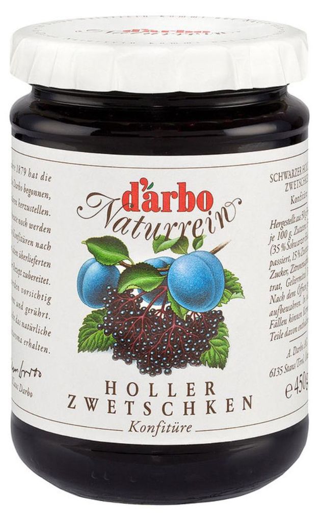 Darbo Holler Zwetschken Konfitüre Naturrein Fruchtaufstrich Produktbild 