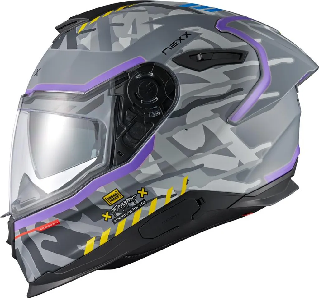 Casque intégral Nexx Y.100R Urbangram idéal pour trajet urbain M