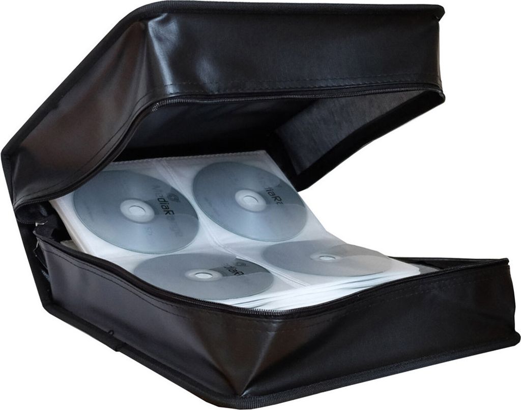 MediaRange 400er CD-/DVD-Tasche schwarz, 1 St. Produktbild 