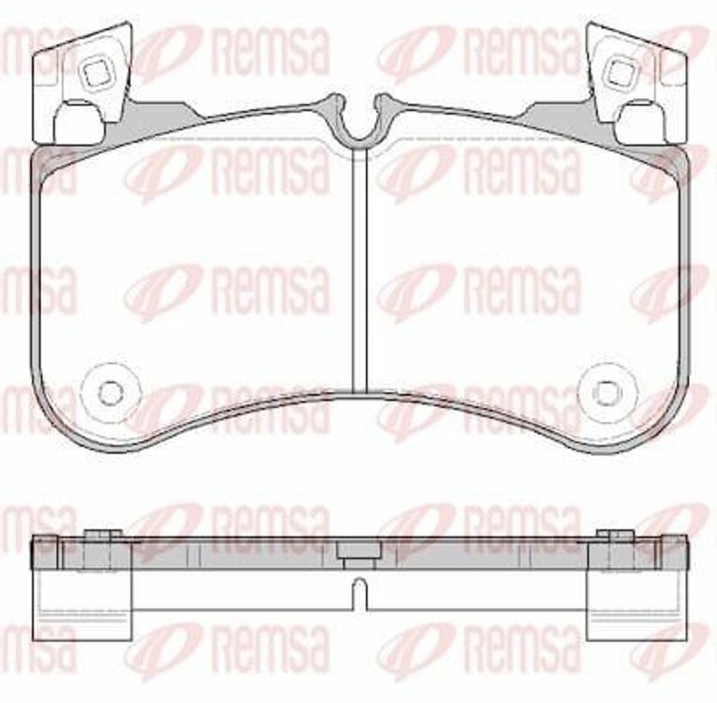 REMSA Bremsbeläge Satz Vorne Bremsklötze für LAND ROVER Range Rover Sport (L494) 1831.00