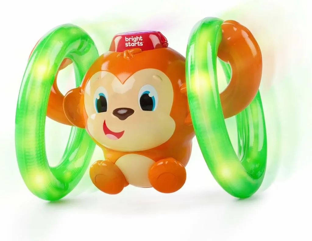 Jouet musical Bright Starts Little Roll & Glow Monkey - Singe Lumineux