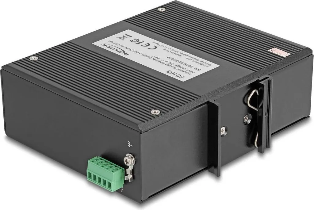 Switch Rail DIN industriel 1 Gbps Delock 80163 métallique - 4