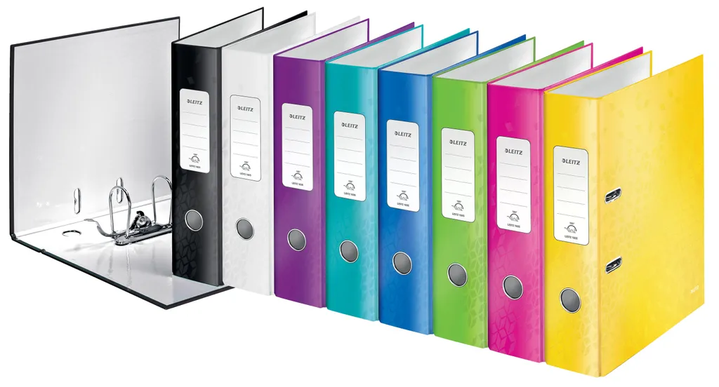 Cartelle Leitz WOW A4 80mm: Colora il tuo Studio con l'Archivio Leitz